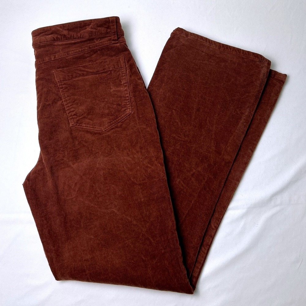 Sanctuary Womens High Rise Button Fly Corduroy Boot Leg Jeans Size 10/30 Brown